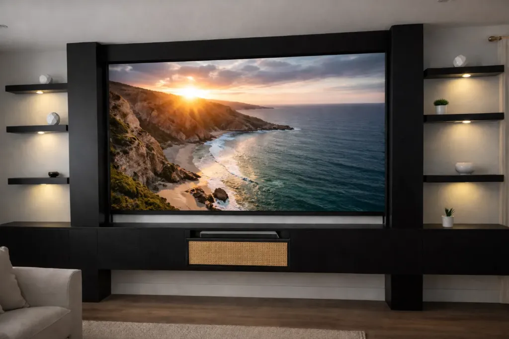 Short-Throw Projector Media Center