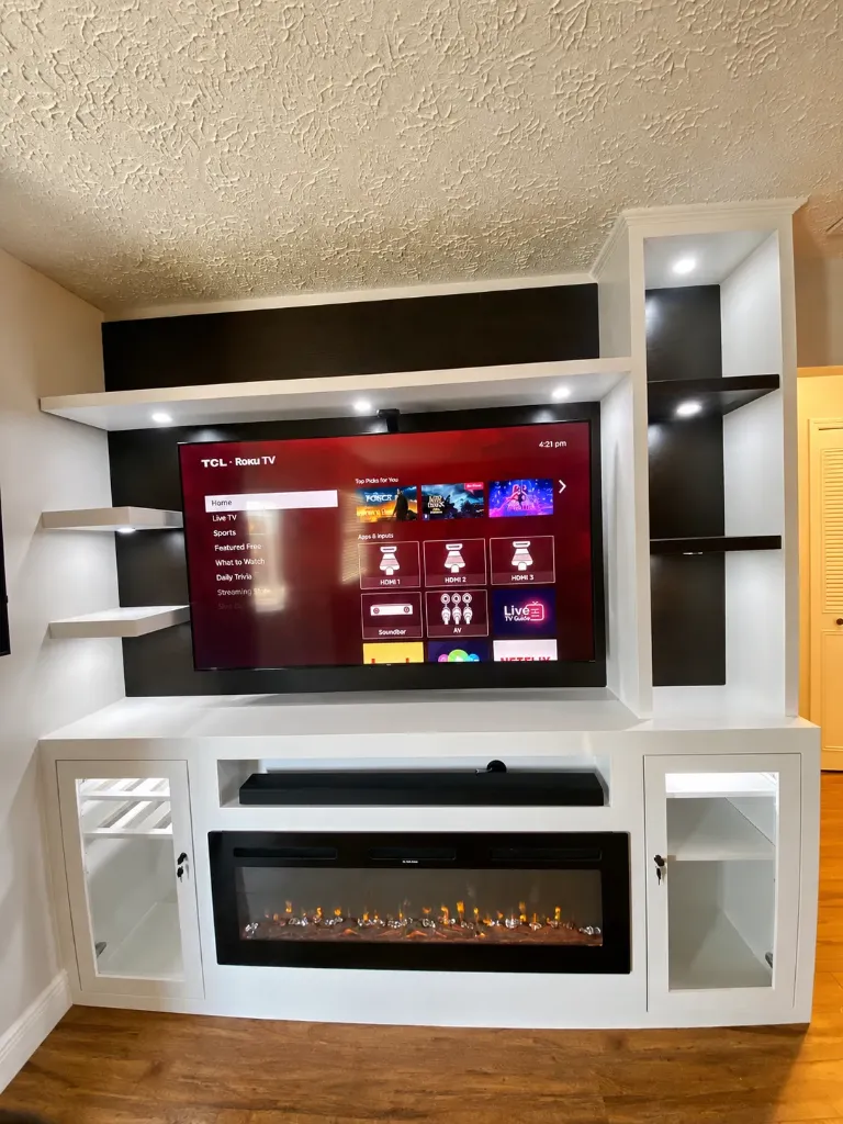 Ebony Glow Media Wall